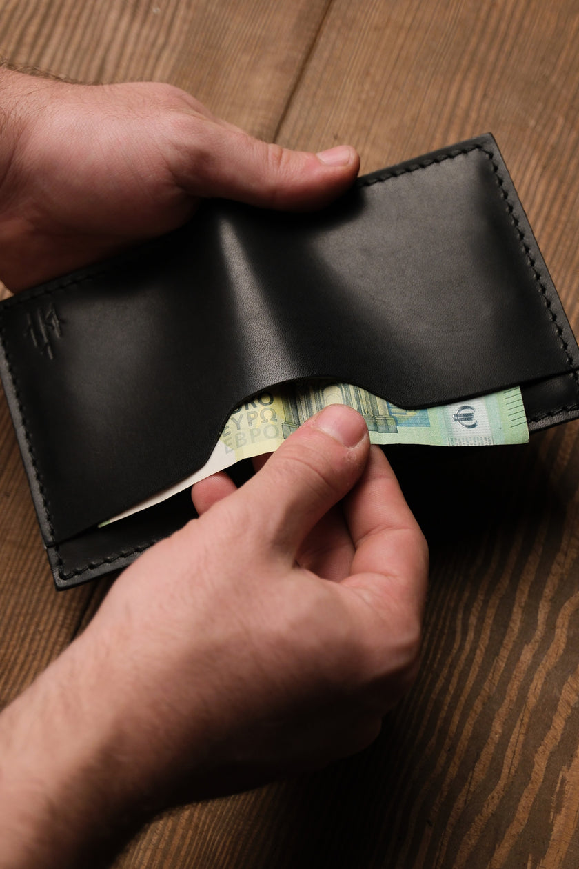 Rustic Leren Portemonnee