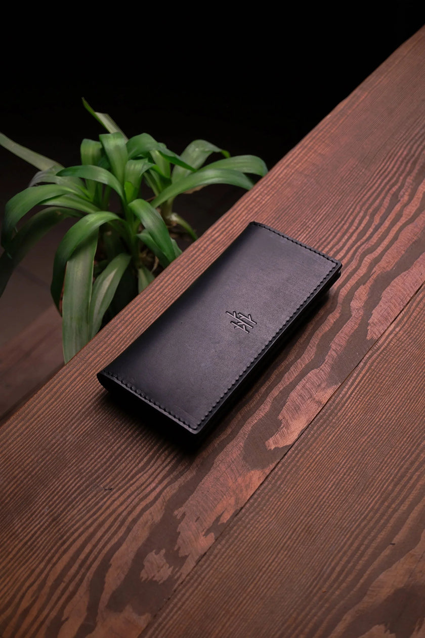 Lange Portemonnee met Dubbele Drukknopen