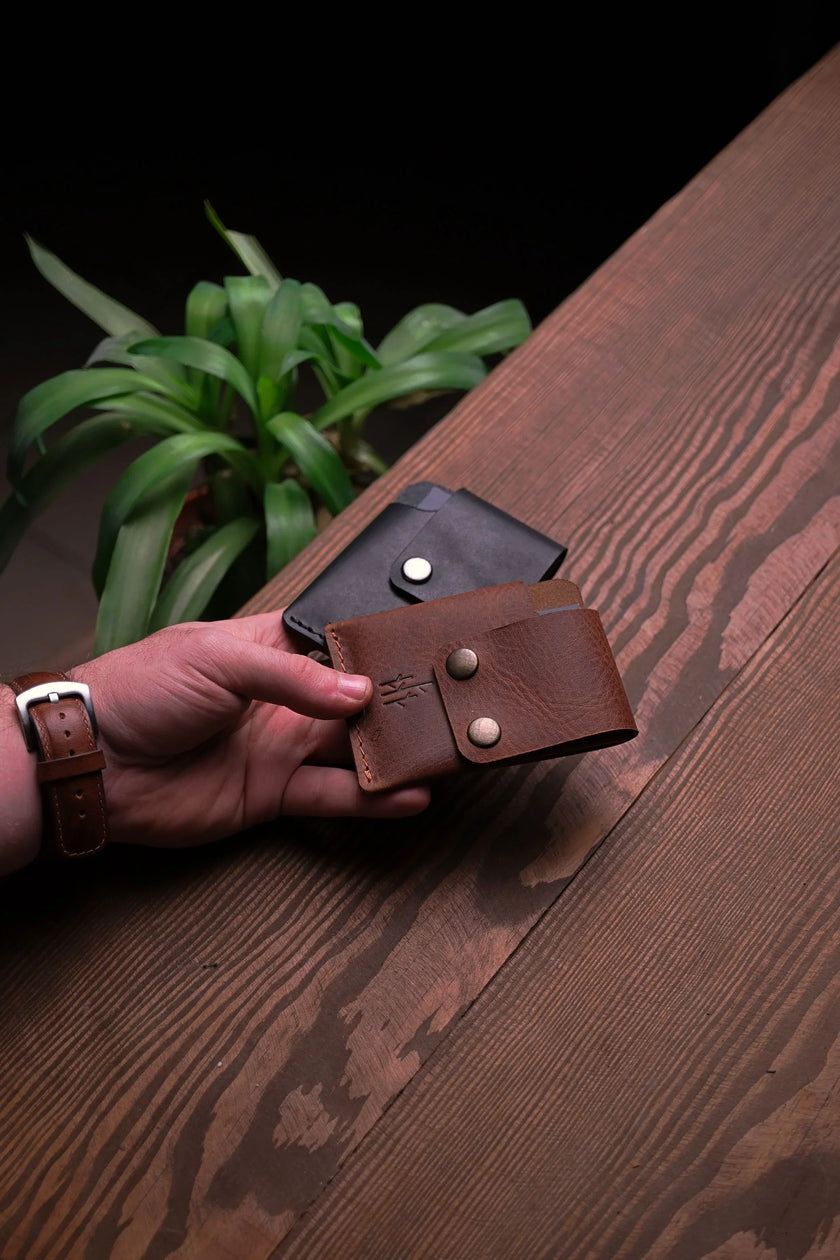 Dust Leren Portemonnee-Kaarthouder