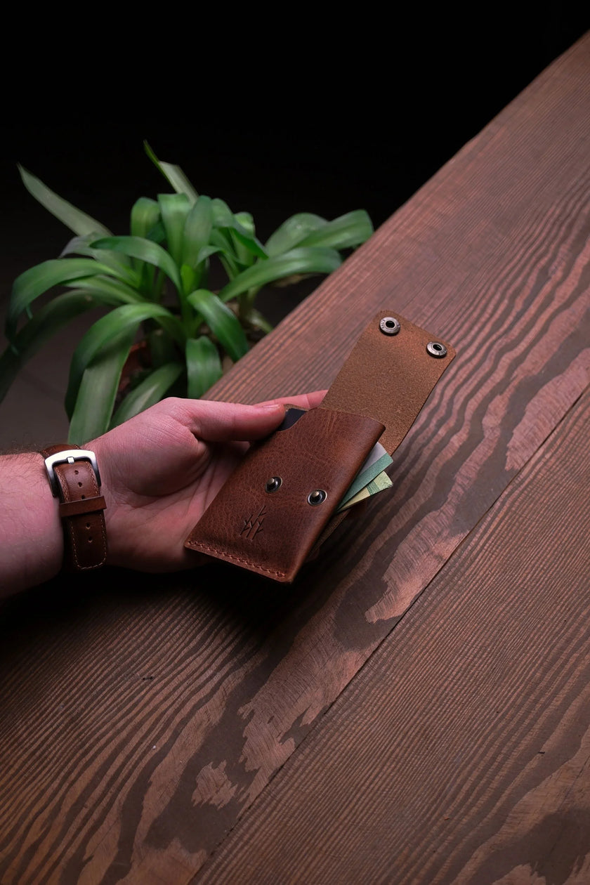 Dust Leren Portemonnee-Kaarthouder