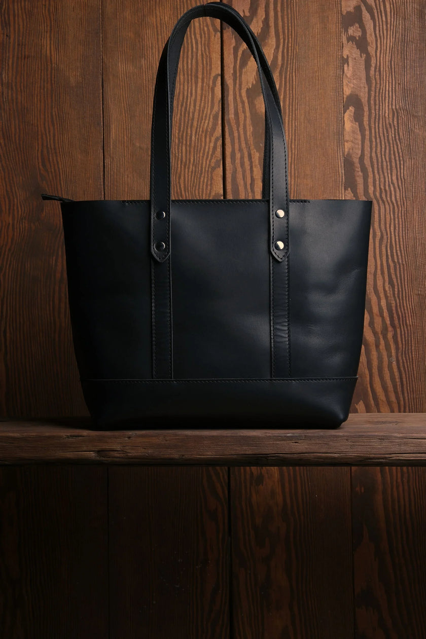 Leaf Leren Tote Tas