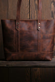 Leaf Leren Tote Tas