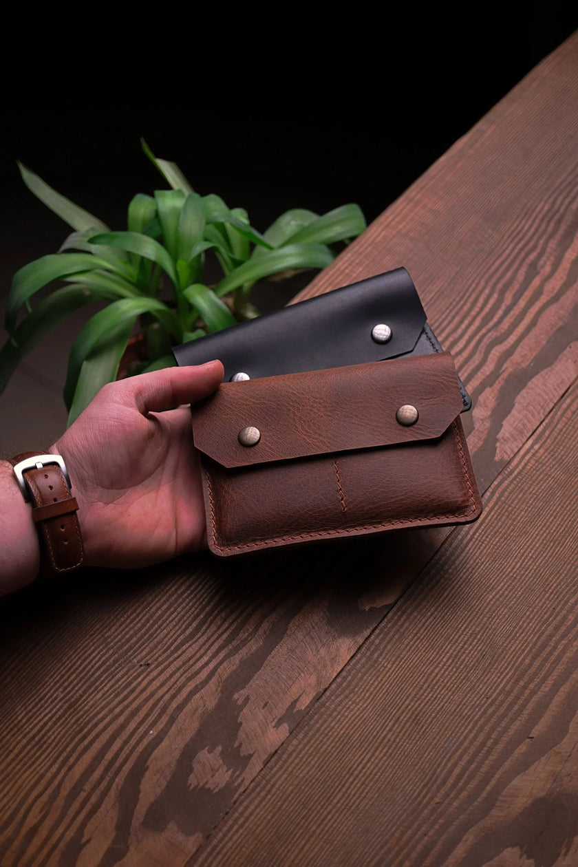 Milonis Leren Paspoortportemonnee