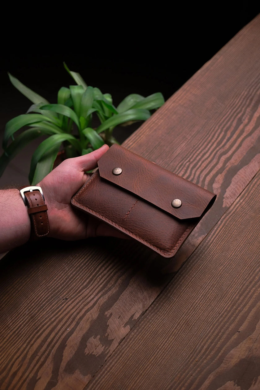 Milonis Leren Paspoortportemonnee