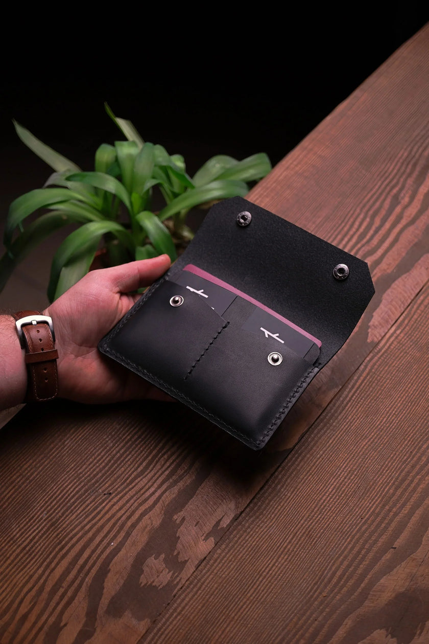 Milonis Leren Paspoortportemonnee