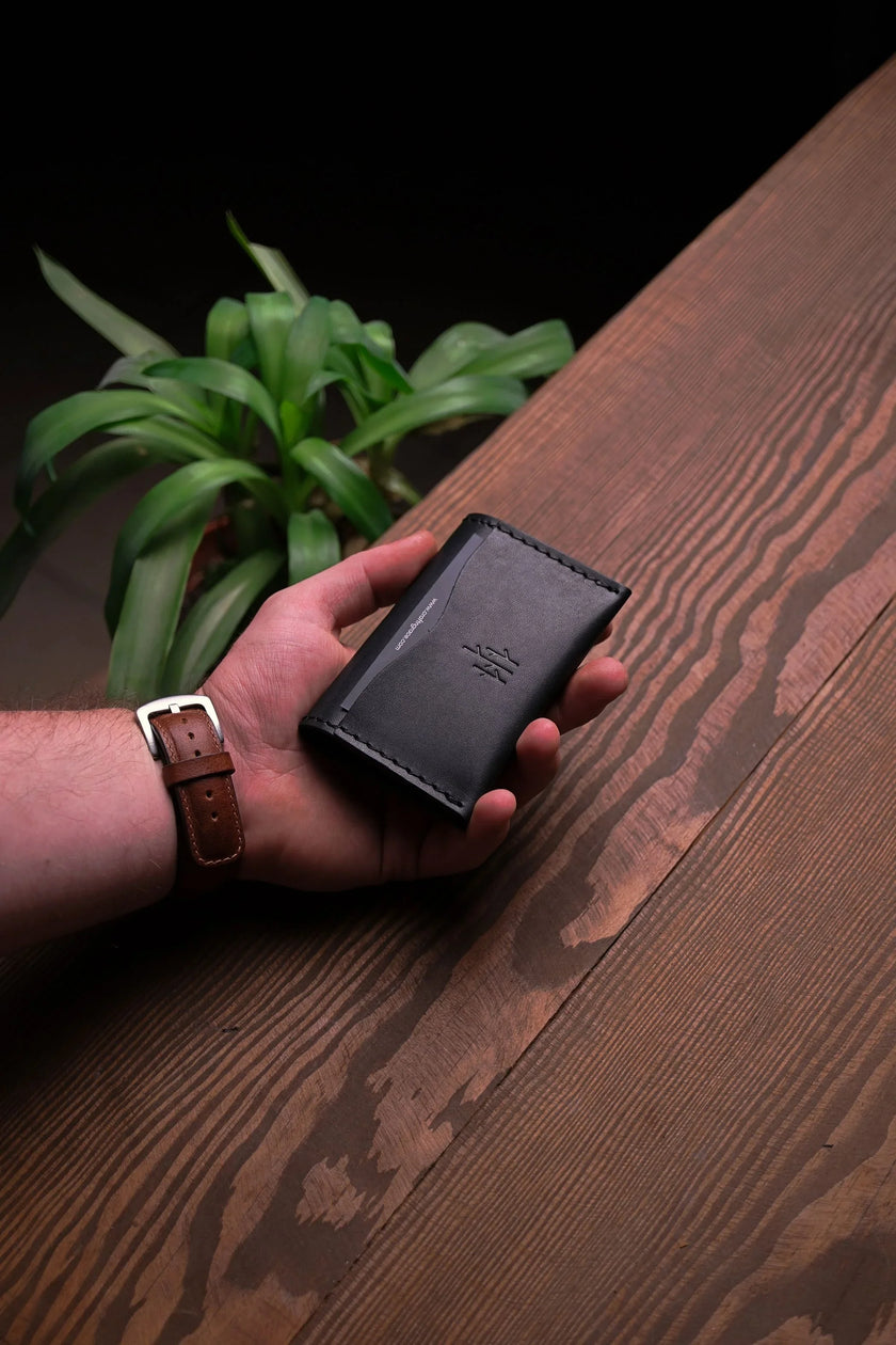 Minimal Leren Portemonnee