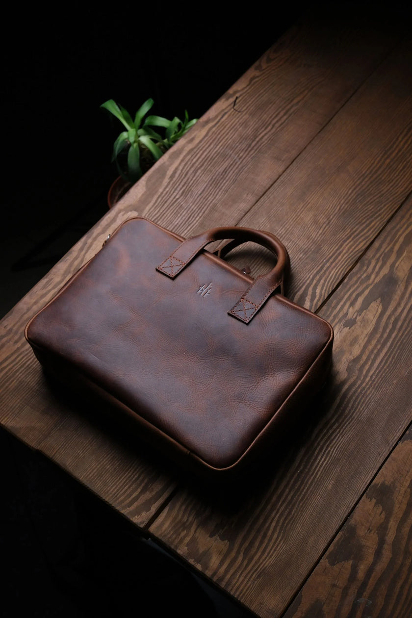 Porter Leren Laptoptas