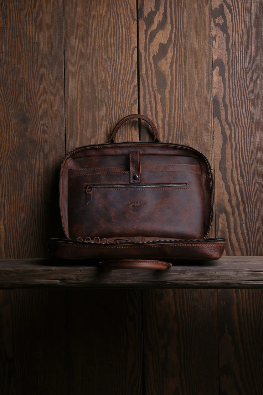 Porter Leren Laptoptas