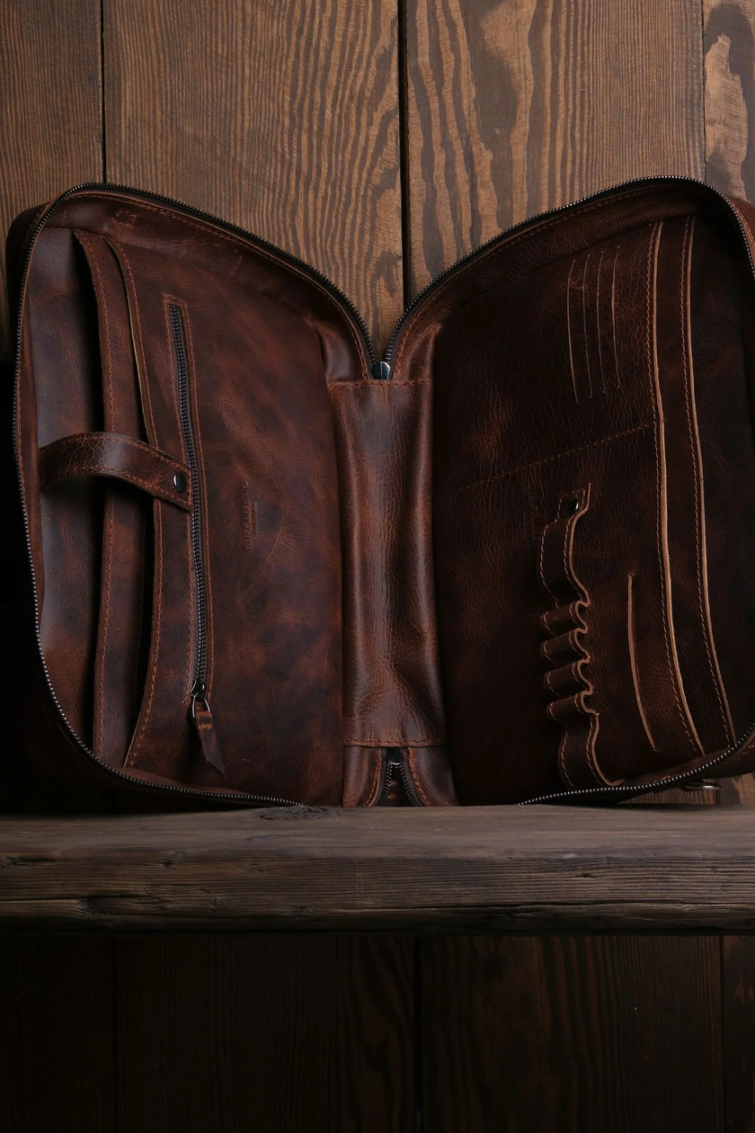 Porter Leren Laptoptas