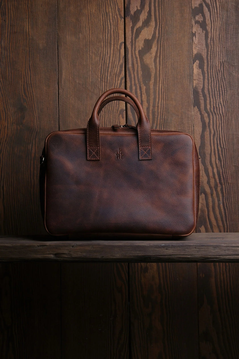 Porter Leren Laptoptas