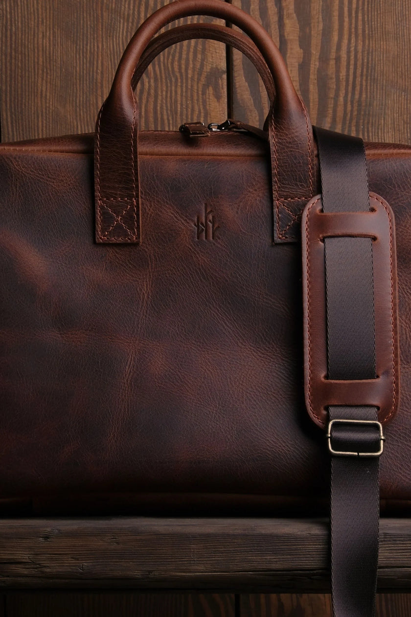 Porter Leren Laptoptas