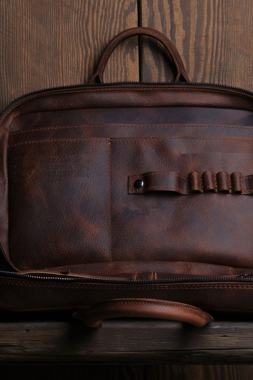 Porter Leren Laptoptas