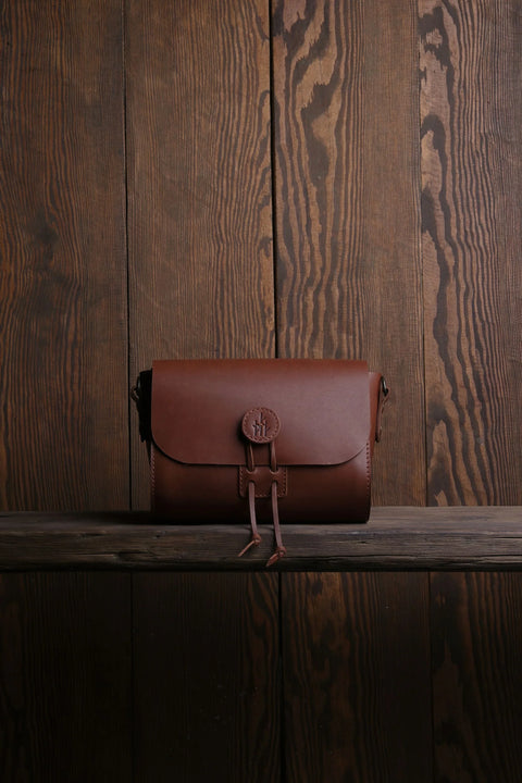 Violet Leren Tas